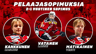 Nuorille junioreille sopimukset Kiekko-Poikiin!