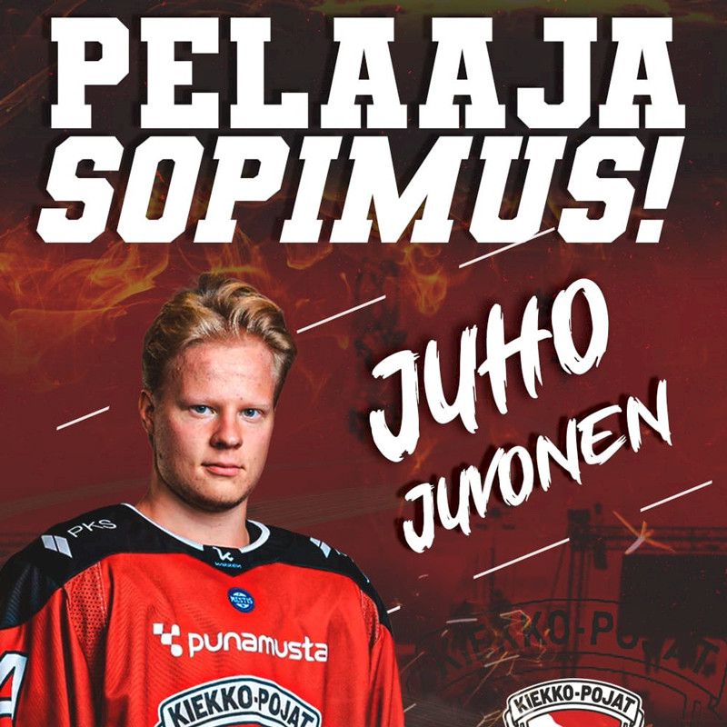 Juho Juvonen jatkaa Kiekko-Pojissa