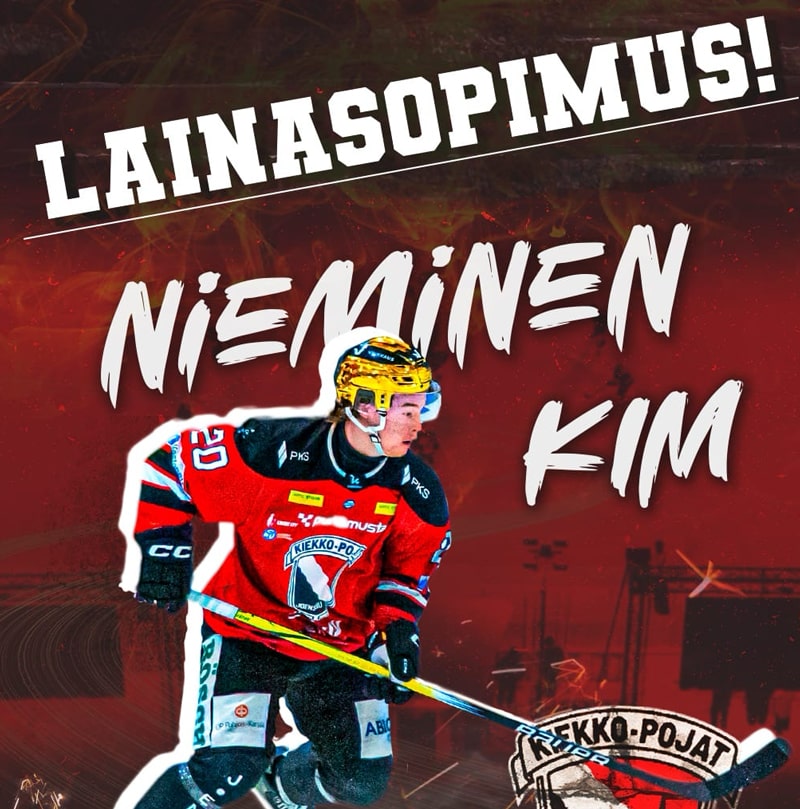 Kim Nieminen lainalle Kiekko-Poikiin