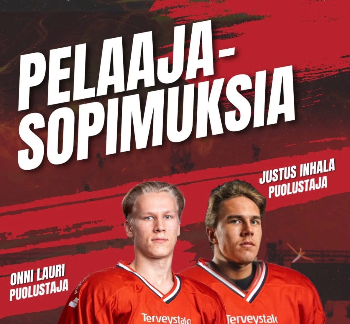 Lauri jatkaa - Inhala uutena pelaajana puolustukseen