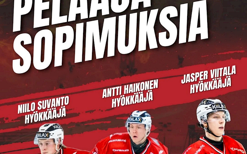 Jatkosopimuksia hyökkäykseen