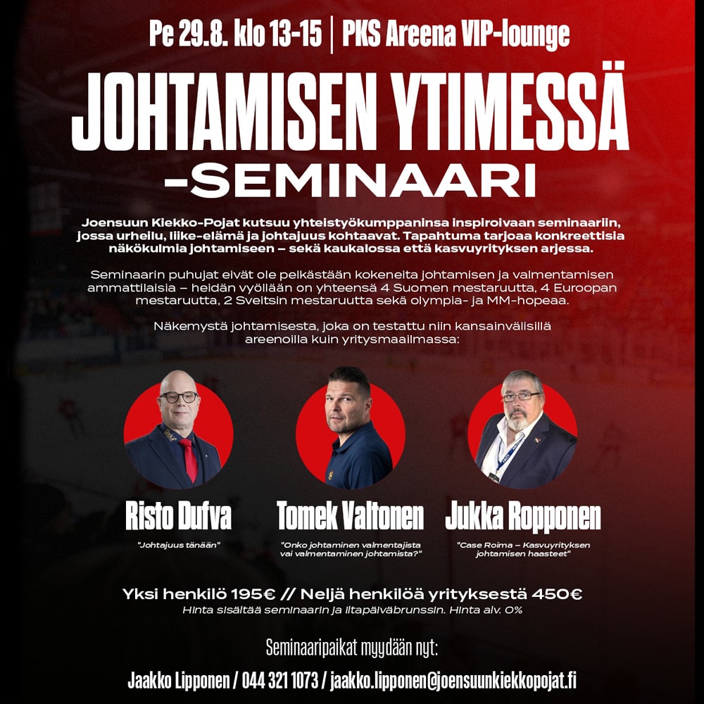 Johtamisen ytimessä -seminaari