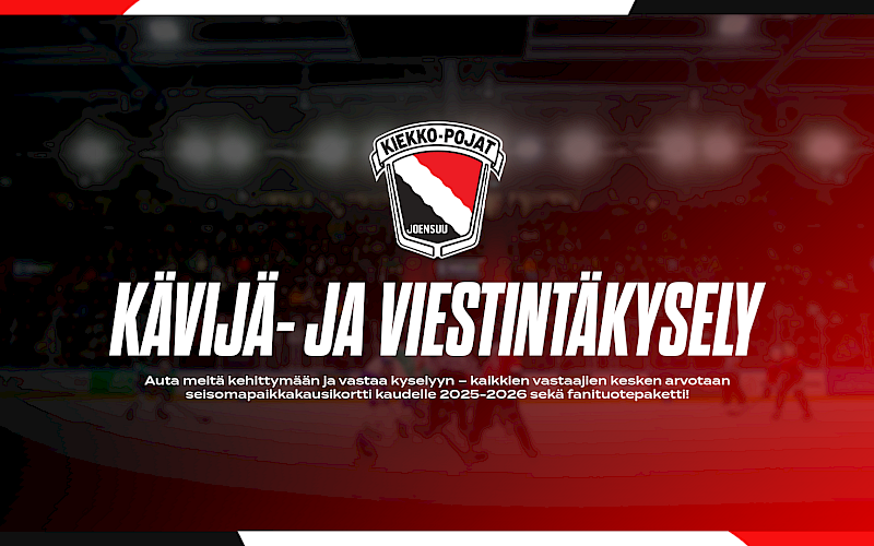 Osallistu Kiekko-Poikien kävijä- ja viestintäkyselyyn!