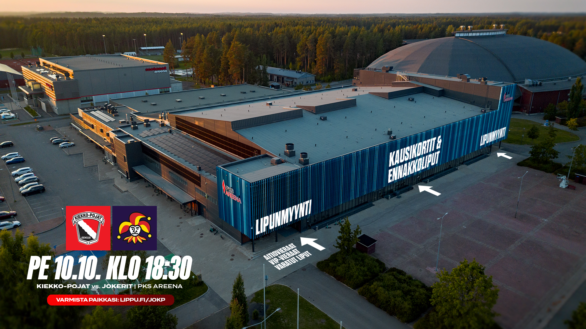Näin saavut PKS Areenalle perjantaina