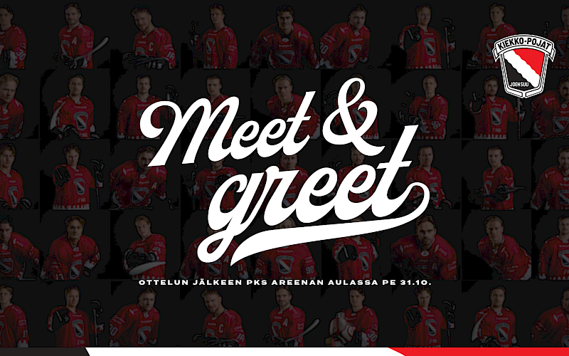 Tule moikkaamaan joukkuetta – meet & greet perjantaina ottelun jälkeen!