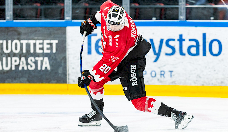 Kiekko-Pojat kaatoi TUTOn 1857 katsojan edessä PKS Areenalla