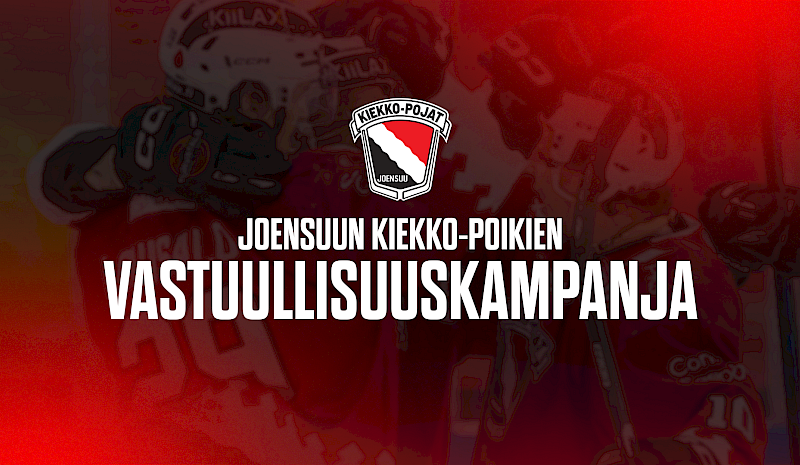 Jokainen Kiekko-Poikien maali tekee hyvää – vastuullisuuskampanja kaudella 2025–2026