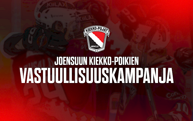 Jokainen Kiekko-Poikien maali tekee hyvää – vastuullisuuskampanja kaudella 2025–2026