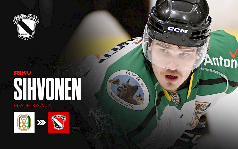 Riku Sihvonen Kiekko-Poikiin kaksivuotisella sopimuksella