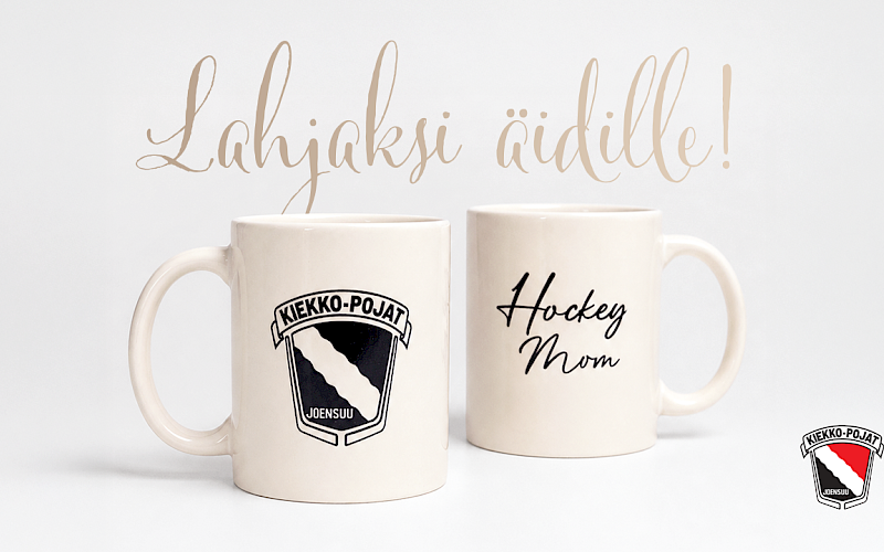 Muista äitiä äitienpäivänä Kiekko-Poikien hockey mom -mukilla!